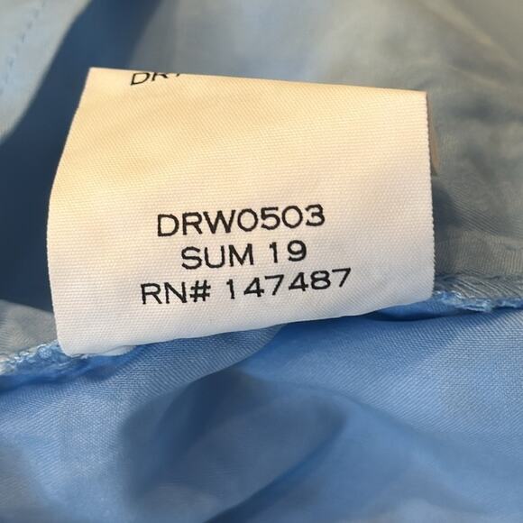 NWT Draper James Collection Blue Lattice A-Line Dress Size 8 - Picture 11 of 11